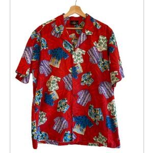 Vintage Royal Creations Made In Hawaii Hawaiian Shirt Size XL
